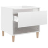 Stella Homewares Bedside Tables 2 pcs High Gloss White 50x46x50 cm Engineered Wood