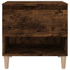 Stella Homewares Bedside Tables 2 pcs Smoked Oak 50x46x50 cm Engineered Wood