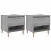 Stella Homewares Bedside Tables 2 pcs Grey Sonoma 50x46x50 cm Engineered Wood