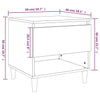 Stella Homewares Bedside Tables 2 pcs Grey Sonoma 50x46x50 cm Engineered Wood