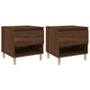 Stella Homewares Bedside Tables 2 pcs Brown Oak 50x46x50 cm Engineered Wood