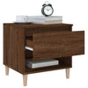 Stella Homewares Bedside Tables 2 pcs Brown Oak 50x46x50 cm Engineered Wood