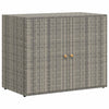 Stella Homewares Garden Storage Cabinet Grey 100x55.5x80 cm Poly Rattan