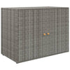 Stella Homewares Garden Storage Cabinet Grey 100x55.5x80 cm Poly Rattan
