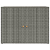 Stella Homewares Garden Storage Cabinet Grey 100x55.5x80 cm Poly Rattan