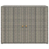 Stella Homewares Garden Storage Cabinet Grey 100x55.5x80 cm Poly Rattan