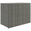 Stella Homewares Garden Storage Cabinet Grey 100x55.5x80 cm Poly Rattan