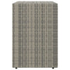 Stella Homewares Garden Storage Cabinet Grey 100x55.5x80 cm Poly Rattan