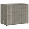 Stella Homewares Garden Storage Cabinet Grey 100x55.5x80 cm Poly Rattan