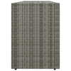 Stella Homewares Garden Storage Cabinet Grey 198x55.5x80 cm Poly Rattan