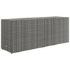 Stella Homewares Garden Storage Cabinet Grey 198x55.5x80 cm Poly Rattan