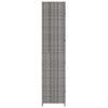 Stella Homewares Garden Storage Cabinet Grey 59x40x180 cm Poly Rattan