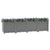 Stella Homewares Raised Bed 160x40x38 cm Polypropylene
