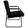 Stella Homewares Bench Black 100x64x80 cm Faux Leather