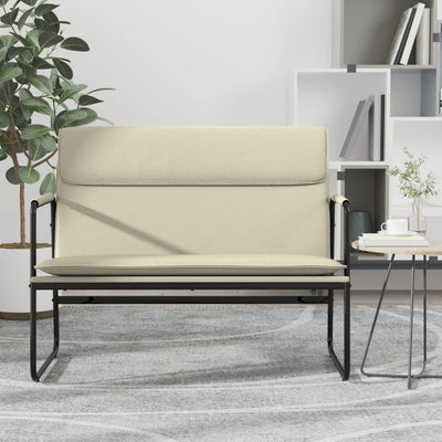 Stella Homewares Bench Cream 100x64x80 cm Faux Leather