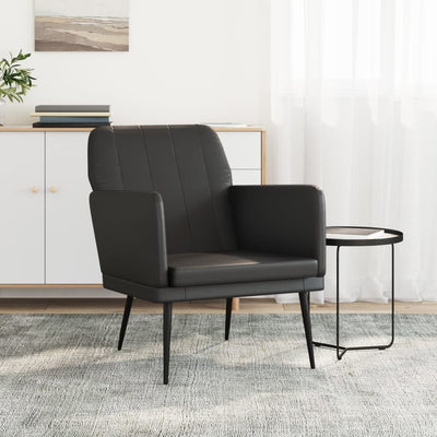 Stella Homewares Armchair Black 61x78x80 cm Faux Leather