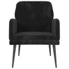 Stella Homewares Armchair Black 62x79x79 cm Velvet