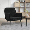 Stella Homewares Armchair Black 62x79x79 cm Velvet