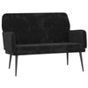 Stella Homewares Bench Black 108x79x79 cm Velvet