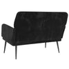 Stella Homewares Bench Black 108x79x79 cm Velvet