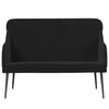 Stella Homewares Bench Black 110x76x80 cm Velvet