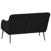 Stella Homewares Bench Black 110x76x80 cm Velvet