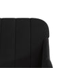 Stella Homewares Bench Black 110x76x80 cm Velvet