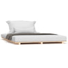 Stella Homewares Bed Frame without Mattress 135x190 cm Solid Wood Pine