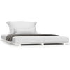 Stella Homewares Bed Frame without Mattress White 135x190 cm Solid Wood Pine