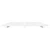 Stella Homewares Bed Frame without Mattress White 135x190 cm Solid Wood Pine