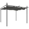 Stella Homewares Pergola with Retractable Roof Anthracite 295x292x230 cm