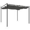 Stella Homewares Pergola with Retractable Roof Anthracite 295x292x230 cm