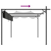 Stella Homewares Pergola with Retractable Roof Anthracite 295x292x230 cm