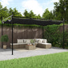 Stella Homewares Pergola with Retractable Roof Anthracite 395x292x230 cm