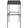 Stella Homewares BBQ Gazebo with Side Shelves Anthracite 220x115x230 cm Steel