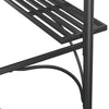 Stella Homewares BBQ Gazebo with Side Shelves Anthracite 220x115x230 cm Steel
