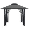Stella Homewares Gazebo with Sidewalls Anthracite 300x300x270 cm Steel
