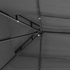 Stella Homewares Gazebo with Sidewalls Anthracite 400x300x270 cm Steel