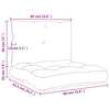 Stella Homewares Pallet Cushions 2 pcs Beige Fabric