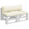 Stella Homewares Pallet Cushions 2 pcs Cream Fabric