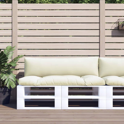 Stella Homewares Pallet Cushions 2 pcs Cream Fabric