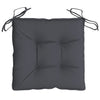 Stella Homewares Chair Cushions 2 pcs Anthracite 40x40x7 cm Oxford Fabric