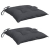 Stella Homewares Chair Cushions 2 pcs Anthracite 50x50x7 cm Oxford Fabric