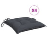 Stella Homewares Chair Cushions 4 pcs Anthracite 50x50x7 cm Oxford Fabric