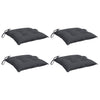 Stella Homewares Chair Cushions 4 pcs Anthracite 50x50x7 cm Oxford Fabric
