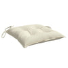 Stella Homewares Chair Cushions 6 pcs Cream White 50x50x7 cm Oxford Fabric