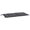 Stella Homewares Garden Bench Cushion Anthracite 100x50x7 cm Oxford Fabric
