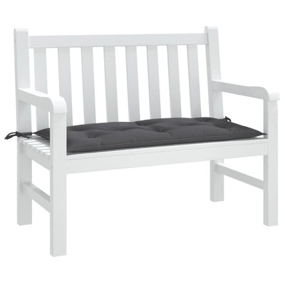 Stella Homewares Garden Bench Cushion Anthracite 100x50x7 cm Oxford Fabric