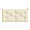 Stella Homewares Garden Bench Cushion Cream 100x50x7 cm Oxford Fabric