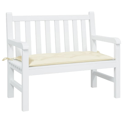 Stella Homewares Garden Bench Cushion Cream 100x50x7 cm Oxford Fabric